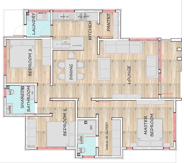 Features in the Masterplan